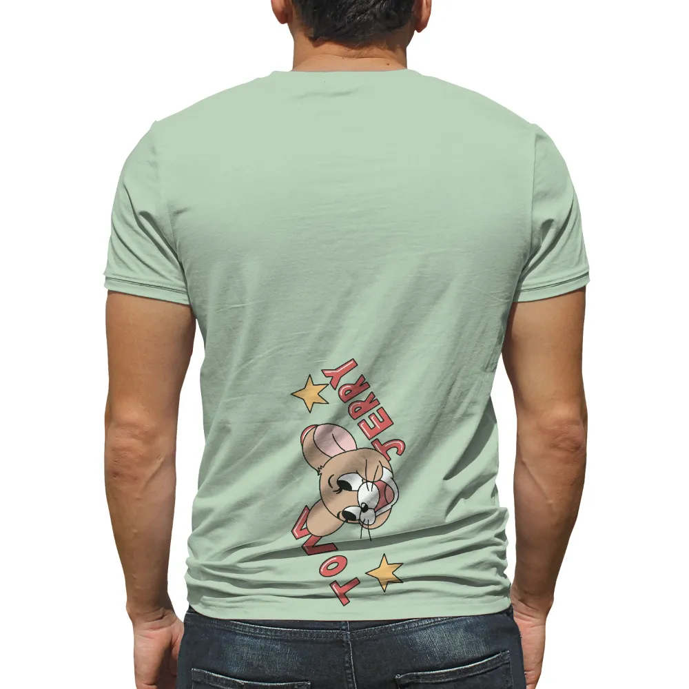 Custom Tee Shirts: Yerky Toon - Quirky Mouse Cartoon|buffalo bills cartoon shirt