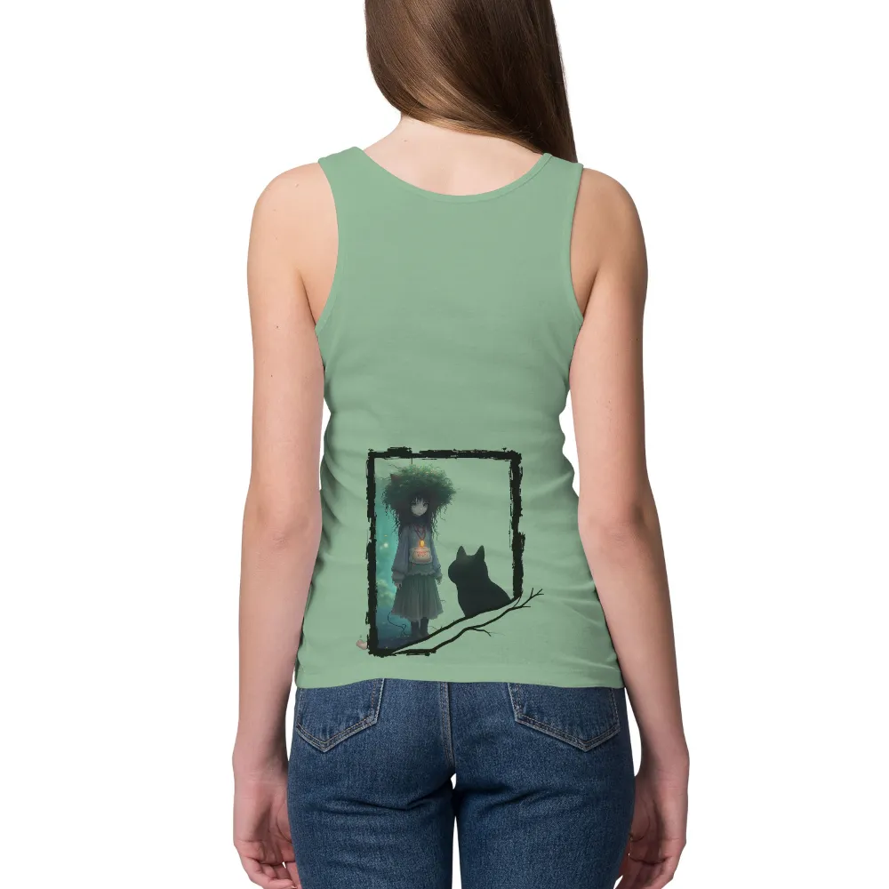 Customized Tee Shirts: Elara's Magical Journey in the Forest|im only talking to my cat today shirt