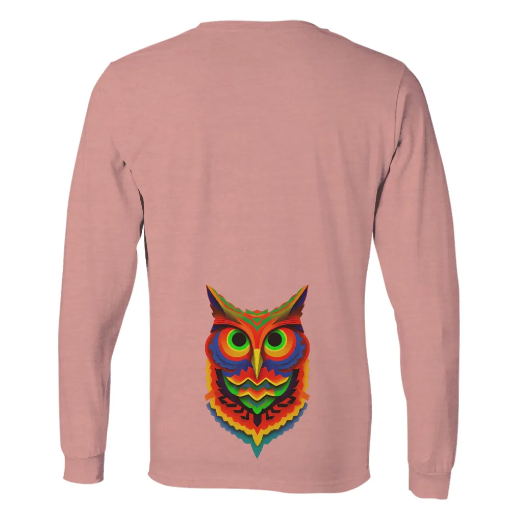 Customized Tee Shirts: Vibrant Owl Wisdom - Artistic Designs|owl house shirts hot topic