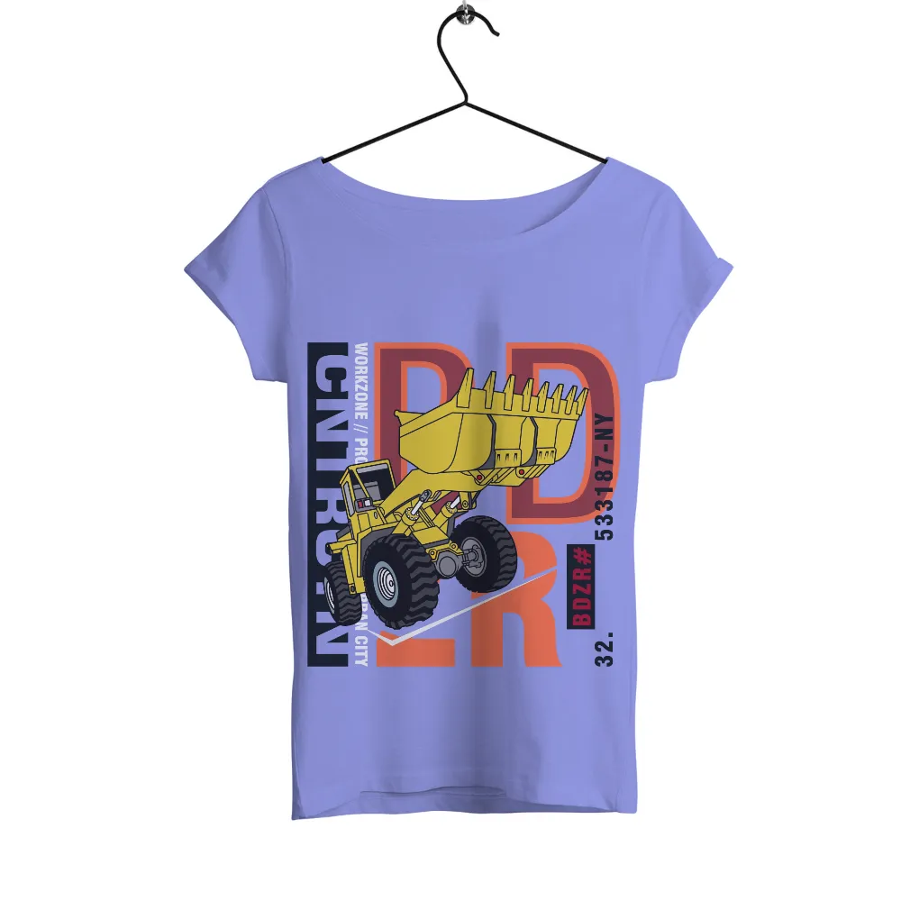 Graphic Tees: Bulldozer Power - Bold and Determined|red white and boozy shirt