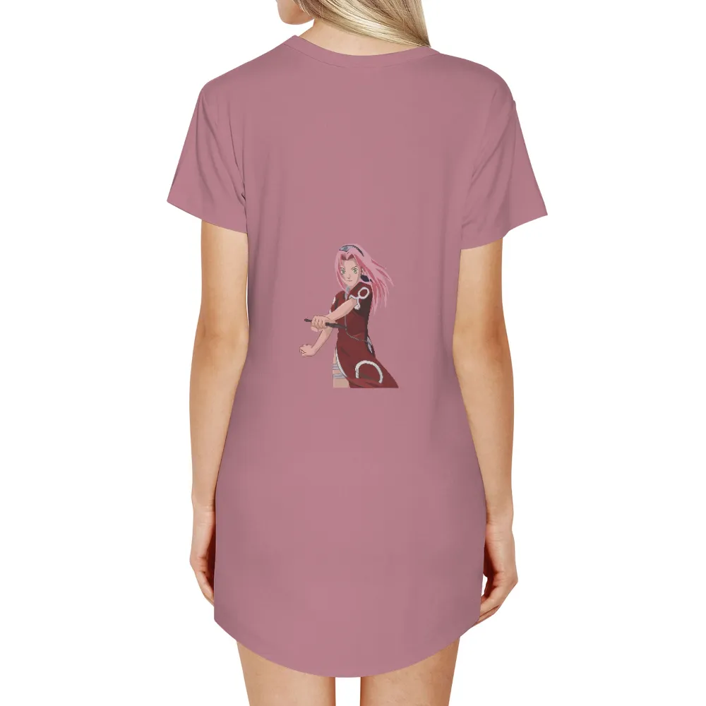 Custom T-Shirt Printing: Sakura Haruno's Journey - Anime Art|shirt design 2022