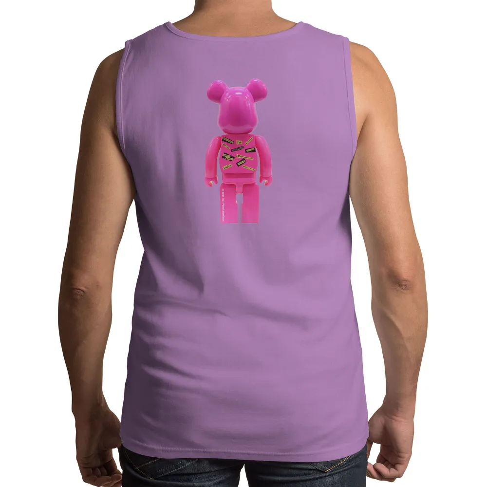 T-Shirts Design: Pink Bear Pop Culture Rebellion|roxy music t shirts sale