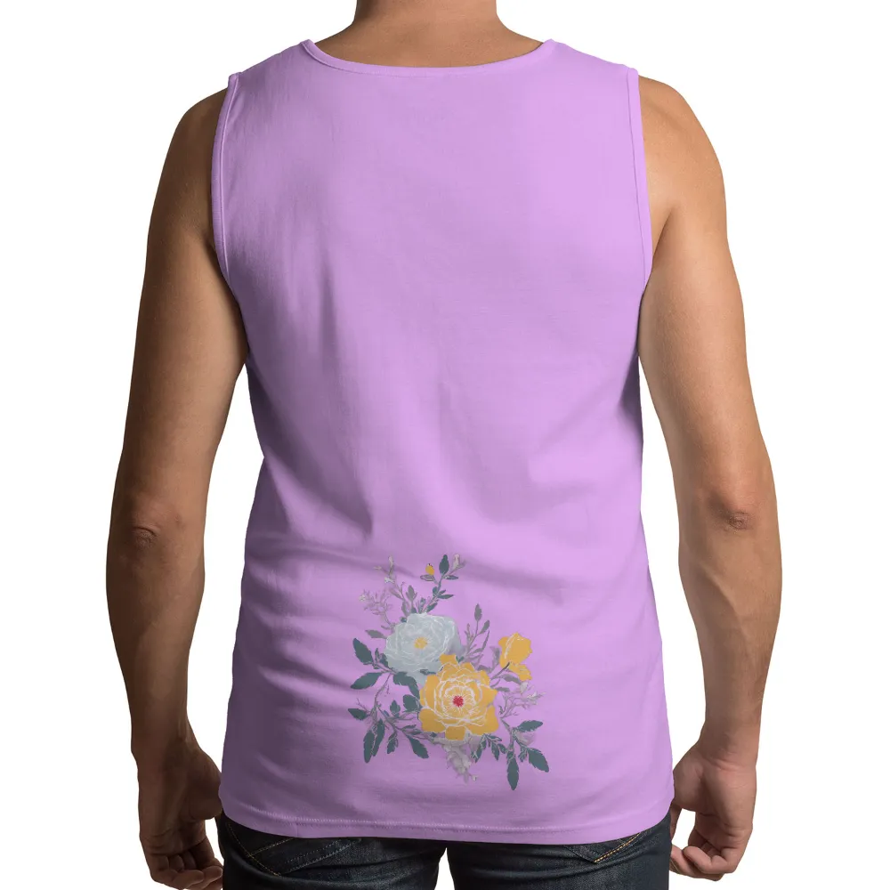 Custom Tee Shirts: Vibrant Flowers - Nature's Art|neon yellow t shirts wholesale