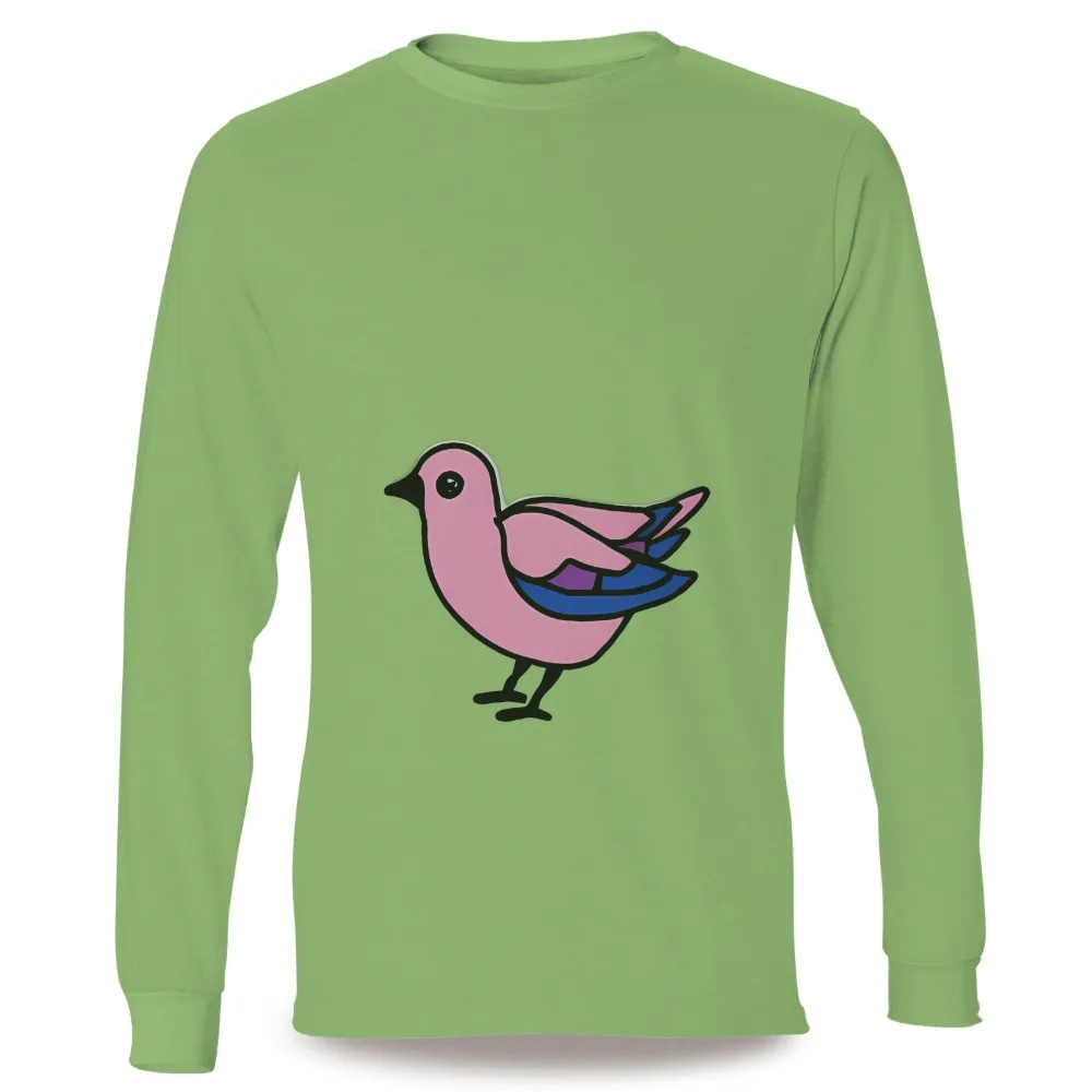 TShirt Printing: Spread Joy with Lila the Pink Bird|adventure time dancing with monsters shirt