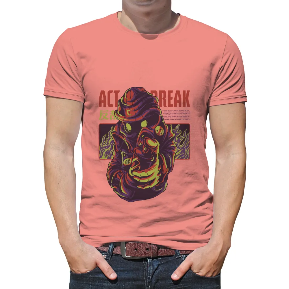 TShirt Design: Act & Break - Embrace Chaos and Freedom|freedom march t shirt