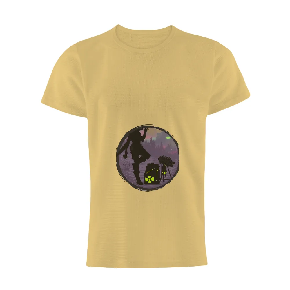 Graphic Tees: Adventure in the Glowing Forest|adventure time dancing with monsters shirt