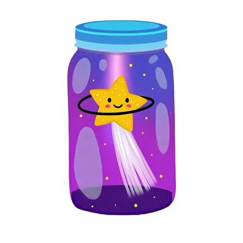 Shooting Star in a Jar - Shirts Graphic Tees