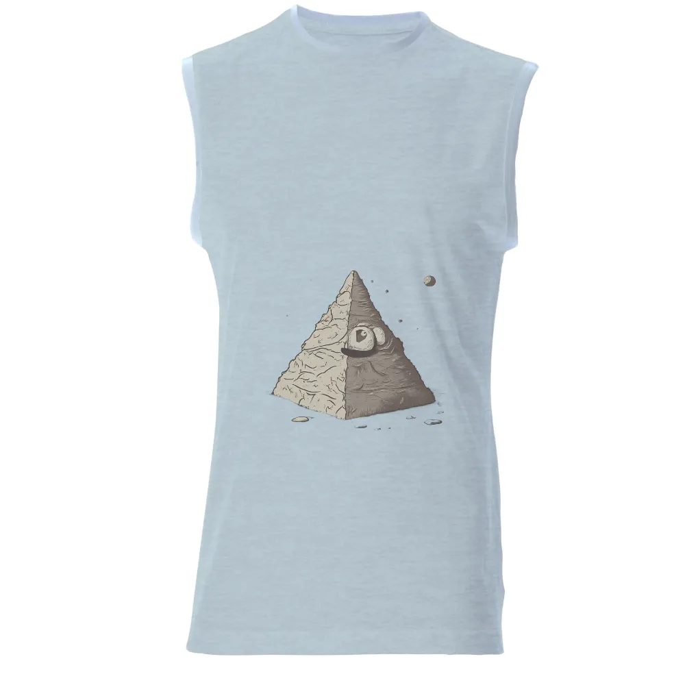 Customized Tee Shirts: Pyramid with All-Seeing Eye - Artistic Designs|minimalist my hero academia merch