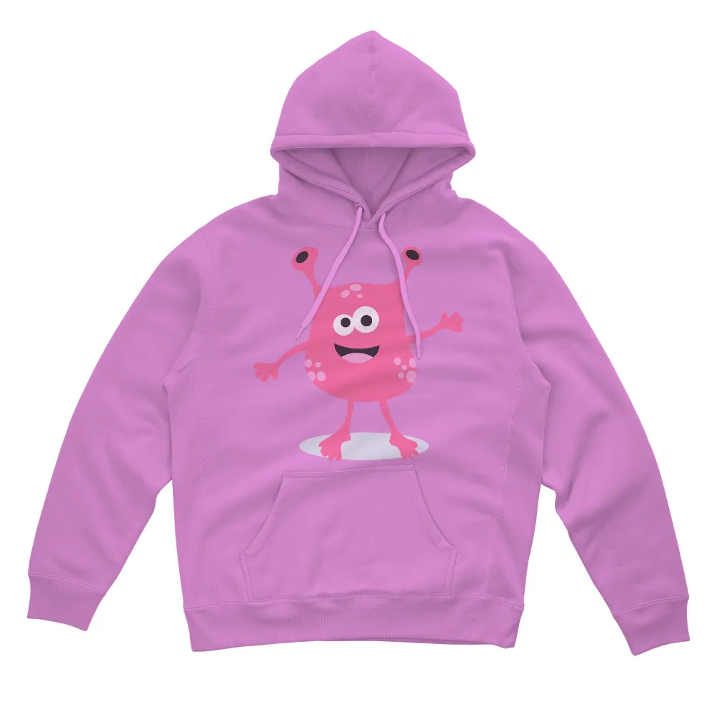 T-Shirt Printing: Whimsical Pink Monster Brings Joy and Playfulness|peace love and beer t shirt