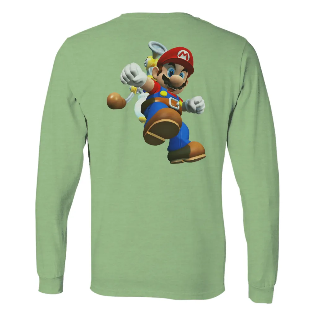 T-Shirts Custom: Mario with Angel Wings - Gaming Adventure|mario hilario shirt