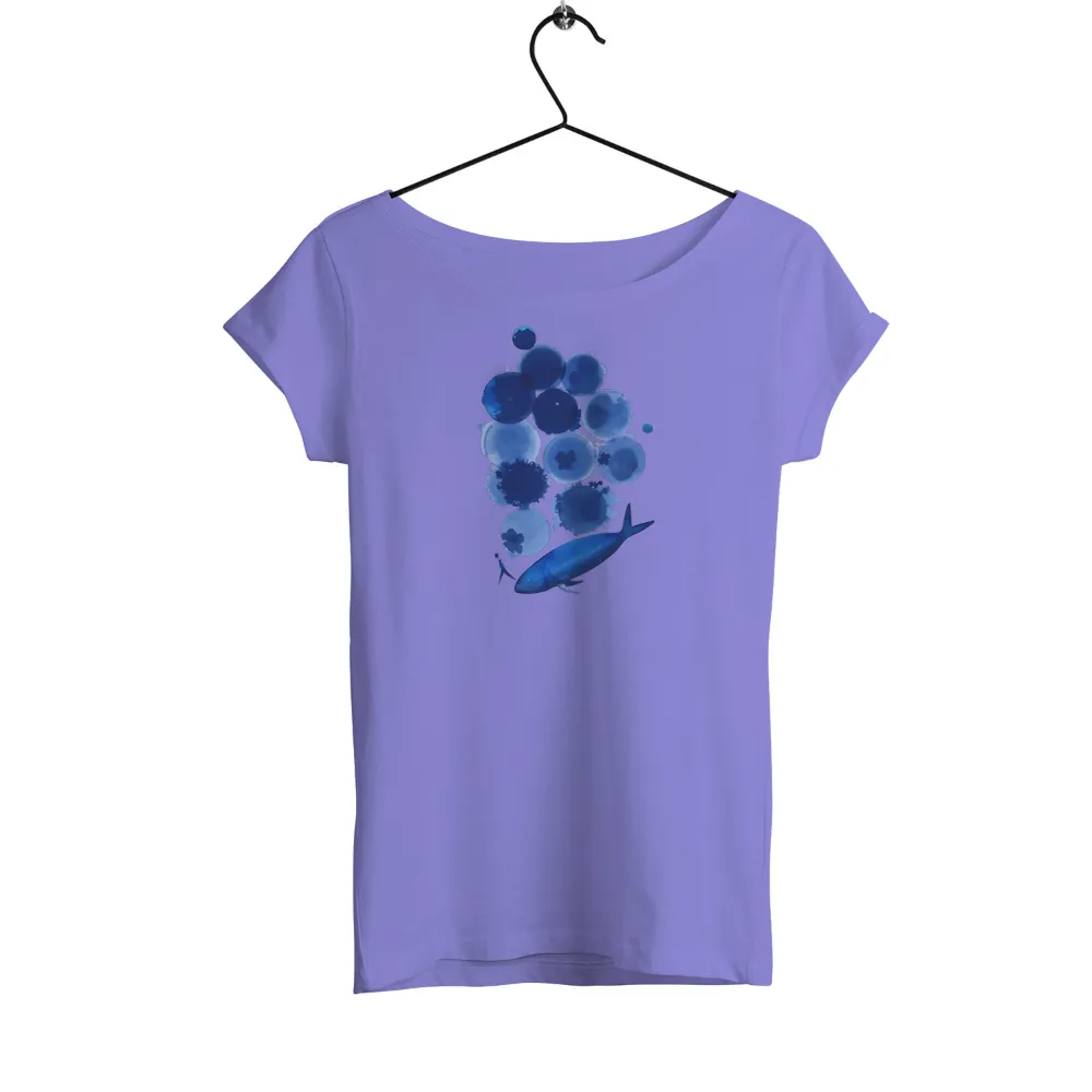 T-Shirt Printing: Blue Fish and Bubbles - Ocean Freedom|chapman blue jays jersey