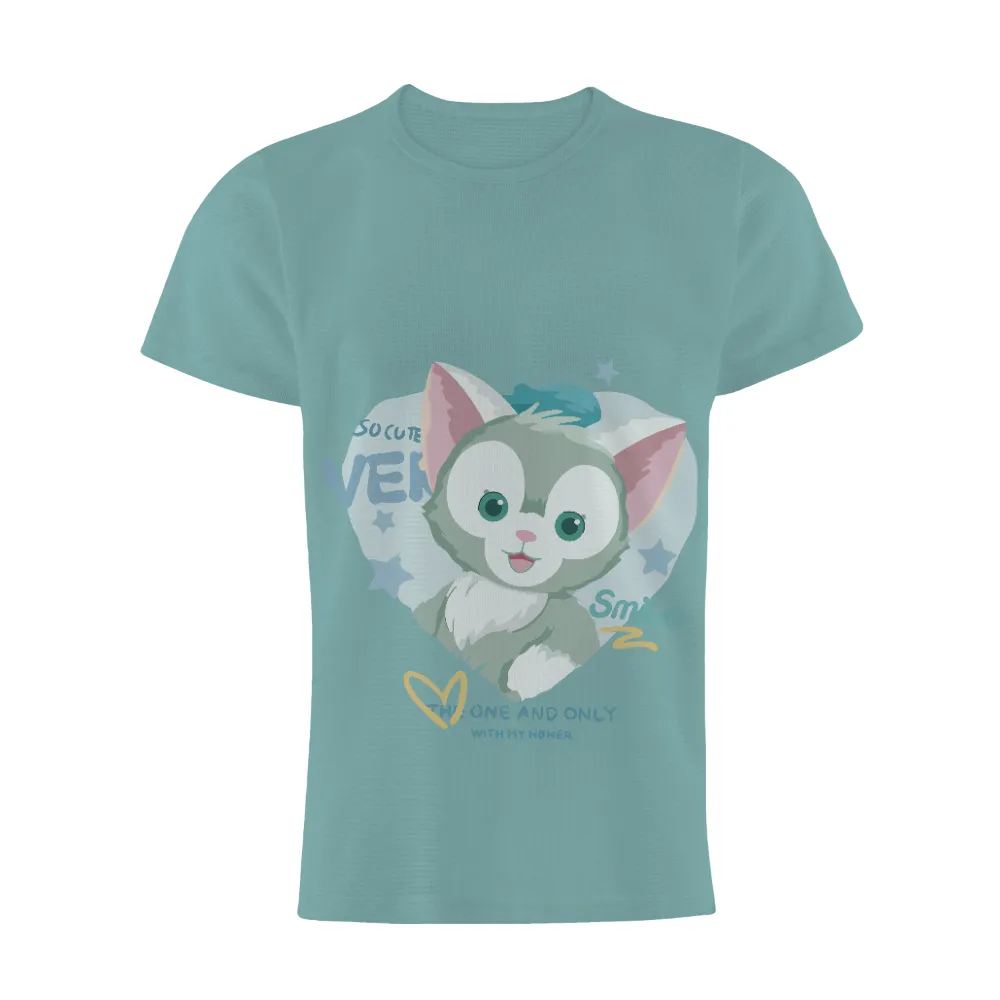 TShirt Printing: Whiskers - The One and Only with My Heart|cute easter tops