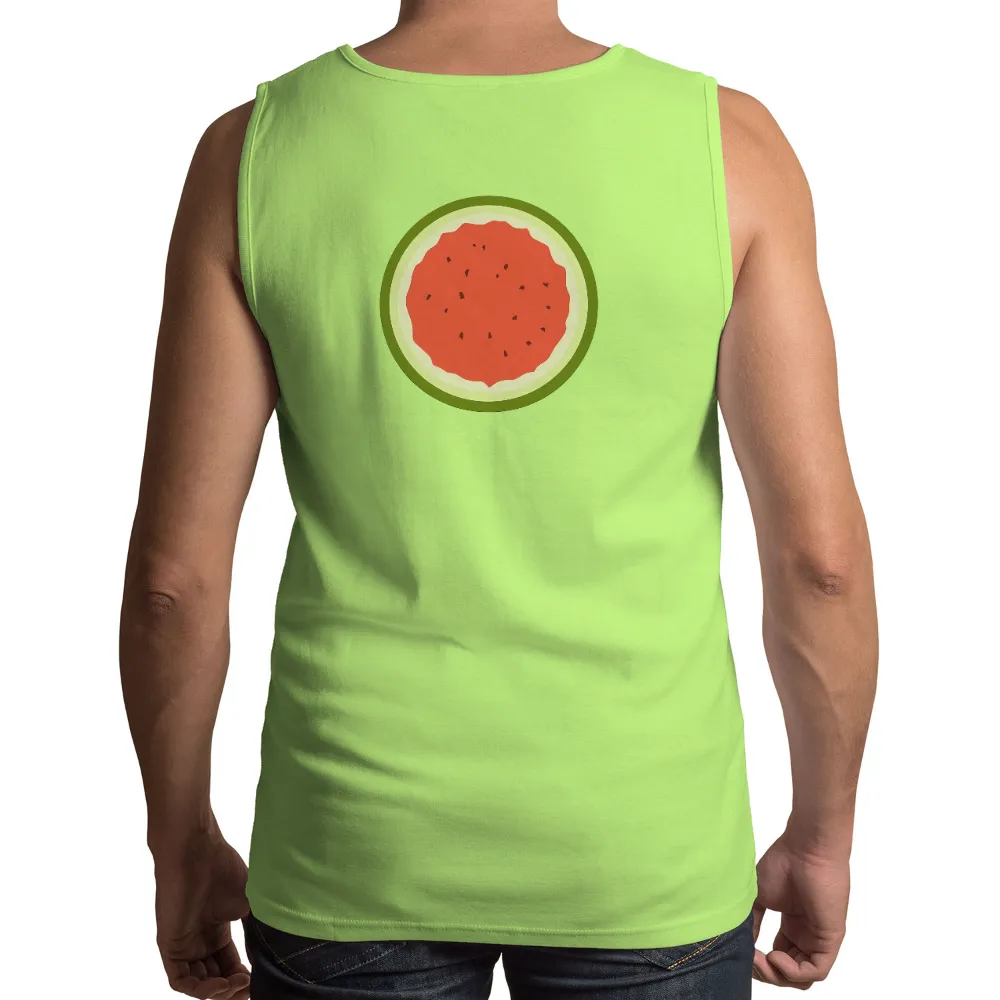 T-Shirt Printing: Vibrant Watermelon Slice for Summer Days|men's casual plaid collar button summer linen shirt