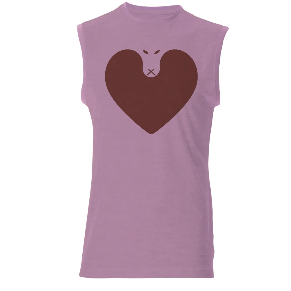 Custom Tee Shirts: Silent Heart, Deep Emotion|heart-shaped figure