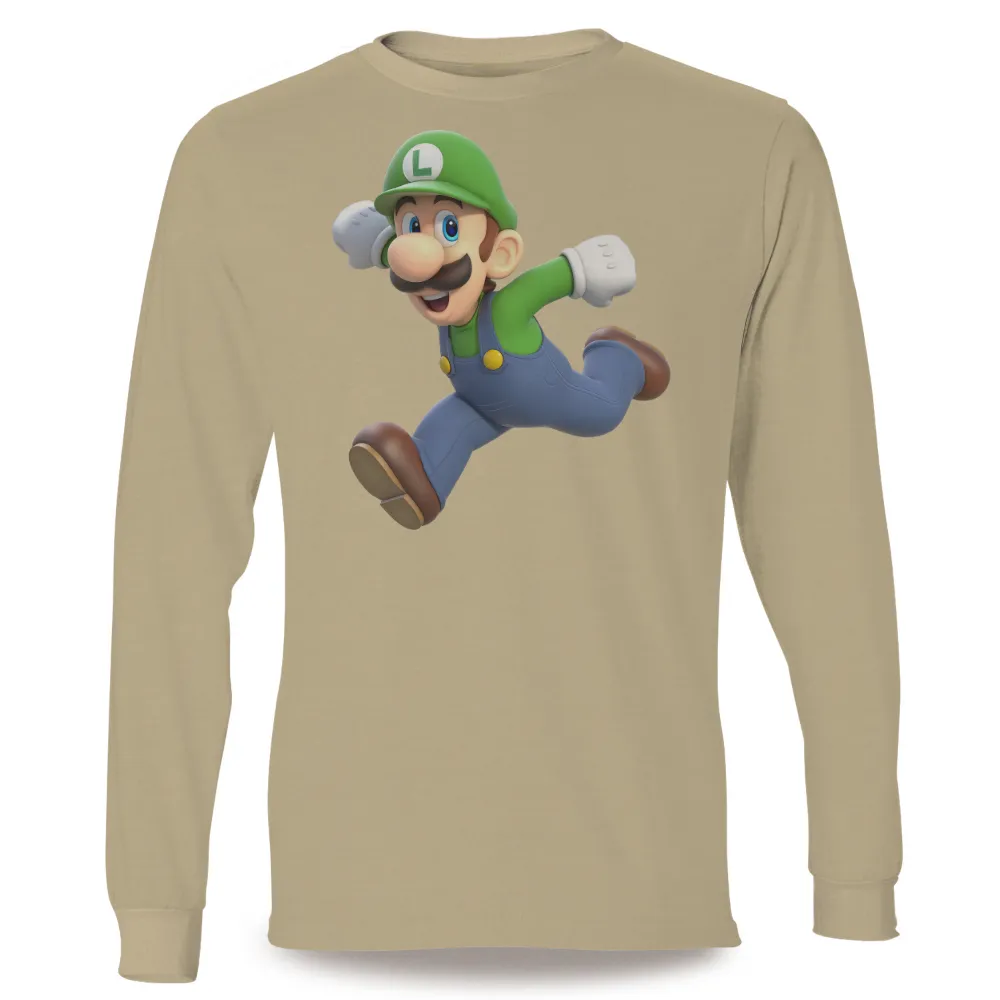 T-Shirts Pattern: Luigi's Adventure - Gaming Icon|video game valentine shirt