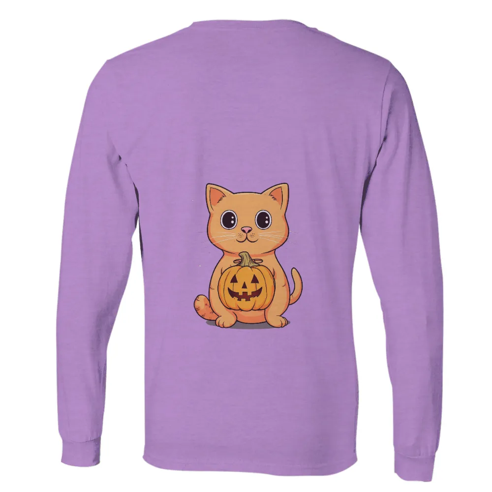 Tee Shirt Printing: Whiskers' Halloween Pumpkin Adventure|halloween shirt 2022