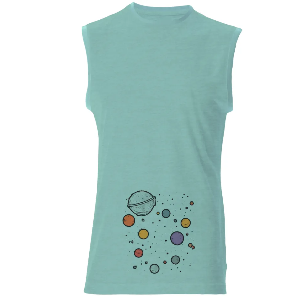 Celestial Wonders: Planets T-Shirts Pattern|lost in space skeleton shirt