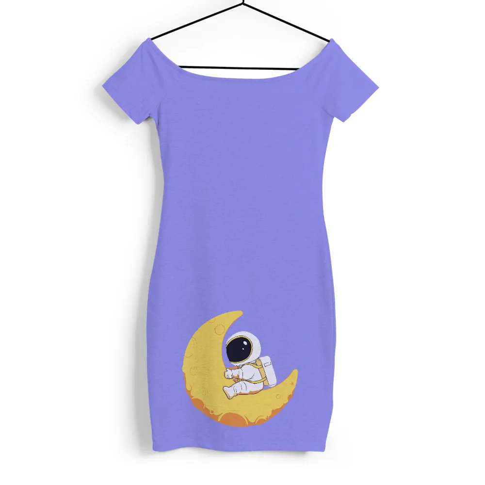 T-Shirts Pattern: Astronaut Luna on the Crescent Moon|mst3k space mutiny shirt