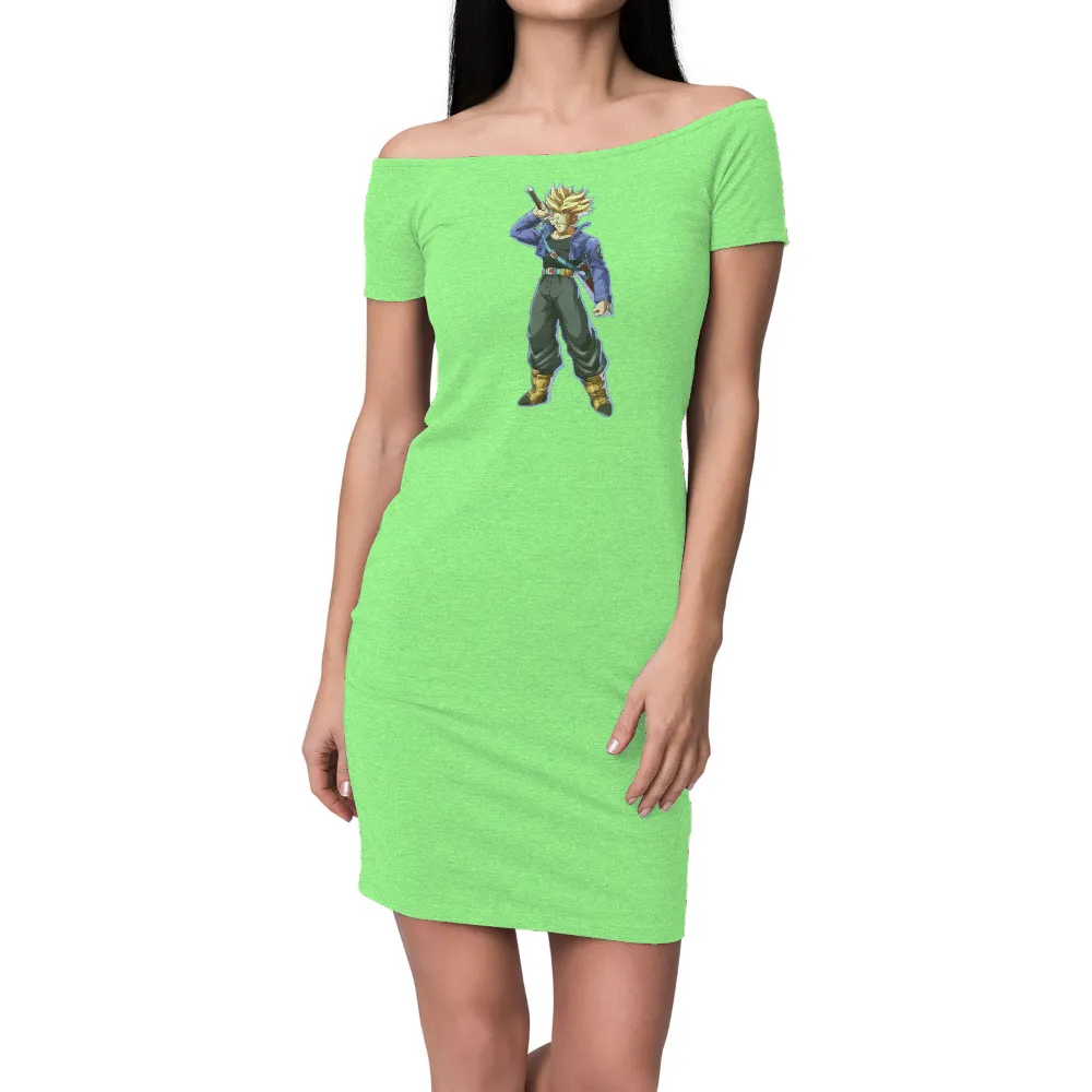 Shirts Graphic Tees: Anime Character in Futuristic Outfit|vintage stag beer shirt