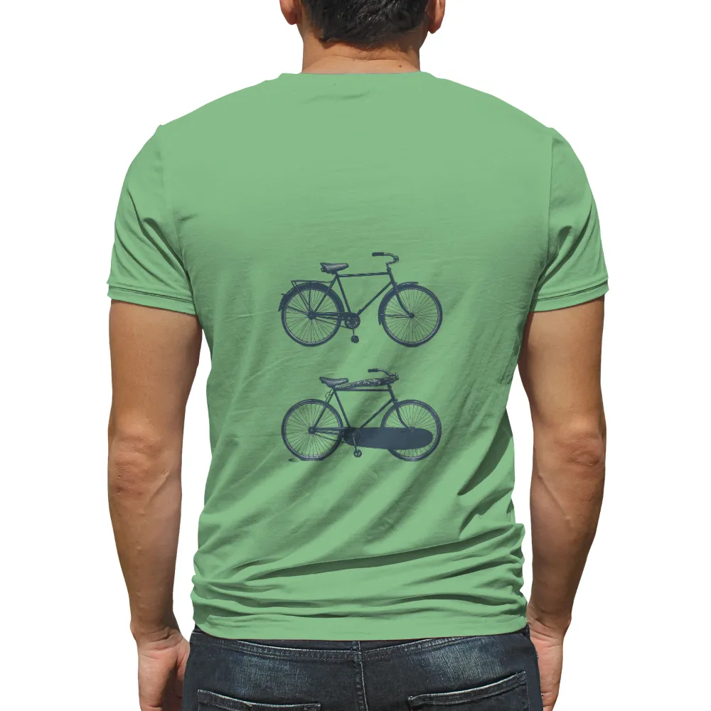 Shirts Graphic Tees | Vintage Bicycles: A Nostalgic Ride| vintage bicycle design