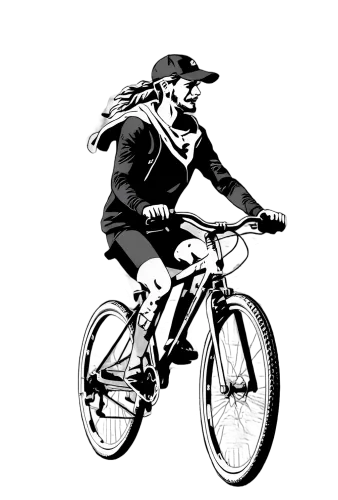 TShirt Design: Embrace Freedom with Bicycle Silhouette