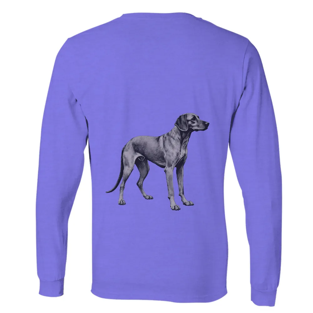 Luna: A Symbol of Loyalty and Strength - T-Shirt Printing|dog fathers day shirt