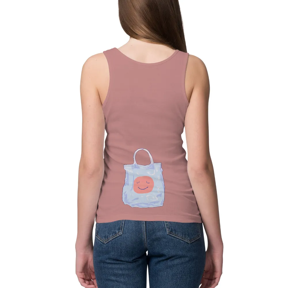 Shirts Graphic Tees: Spread Joy with the Happy Tote Bag|roblox cute t shirt pink