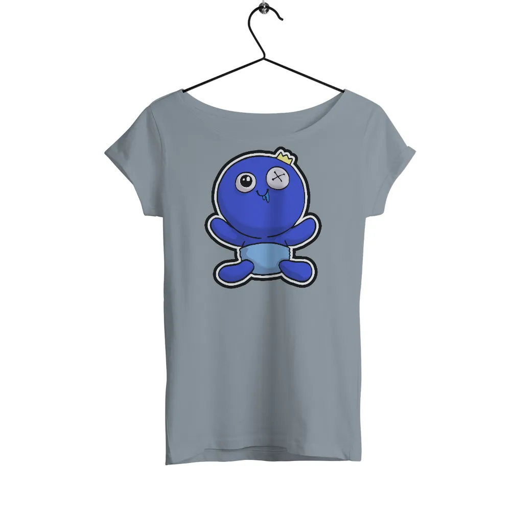 Custom Tee Shirts: Bloop the Blue Baby - Quirky Charm and Adventure|roblox blue hoodie t shirt