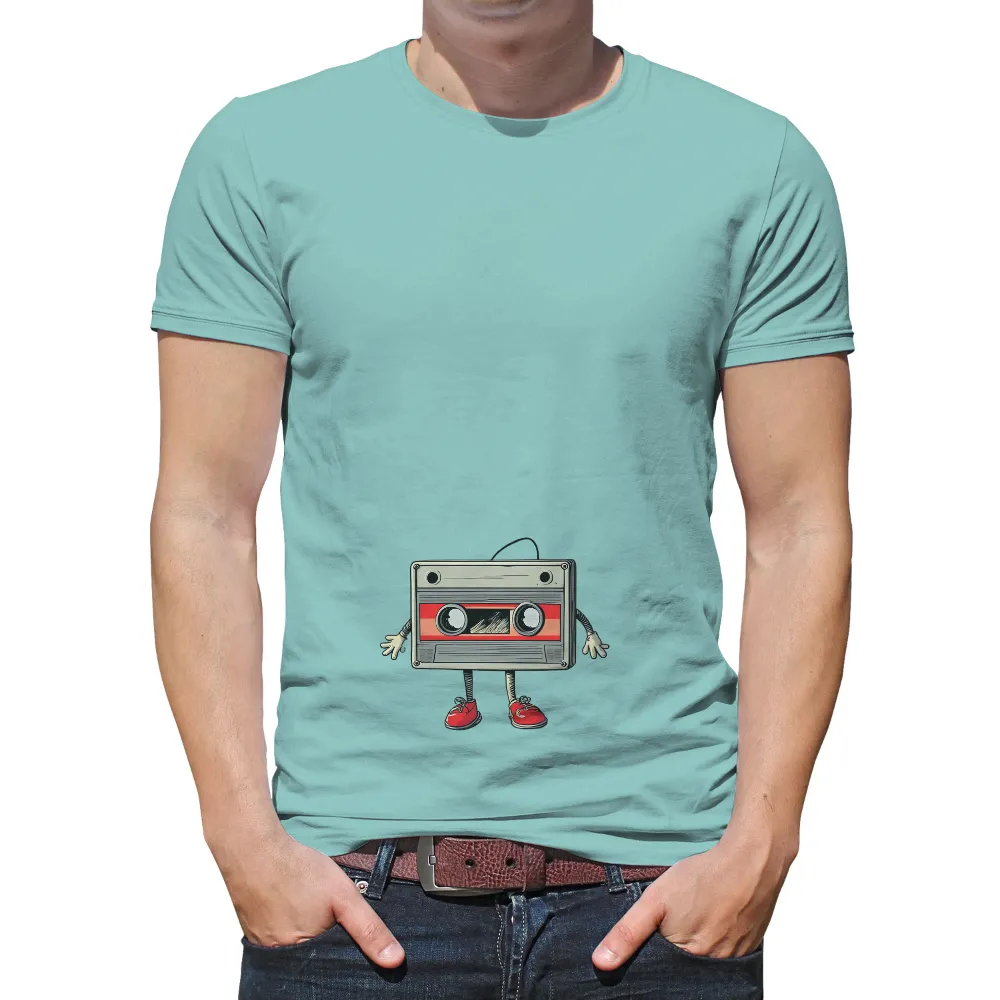 T-Shirts Custom: Dancing Cassette Tape - Vintage & Retro|roxy music t shirts sale