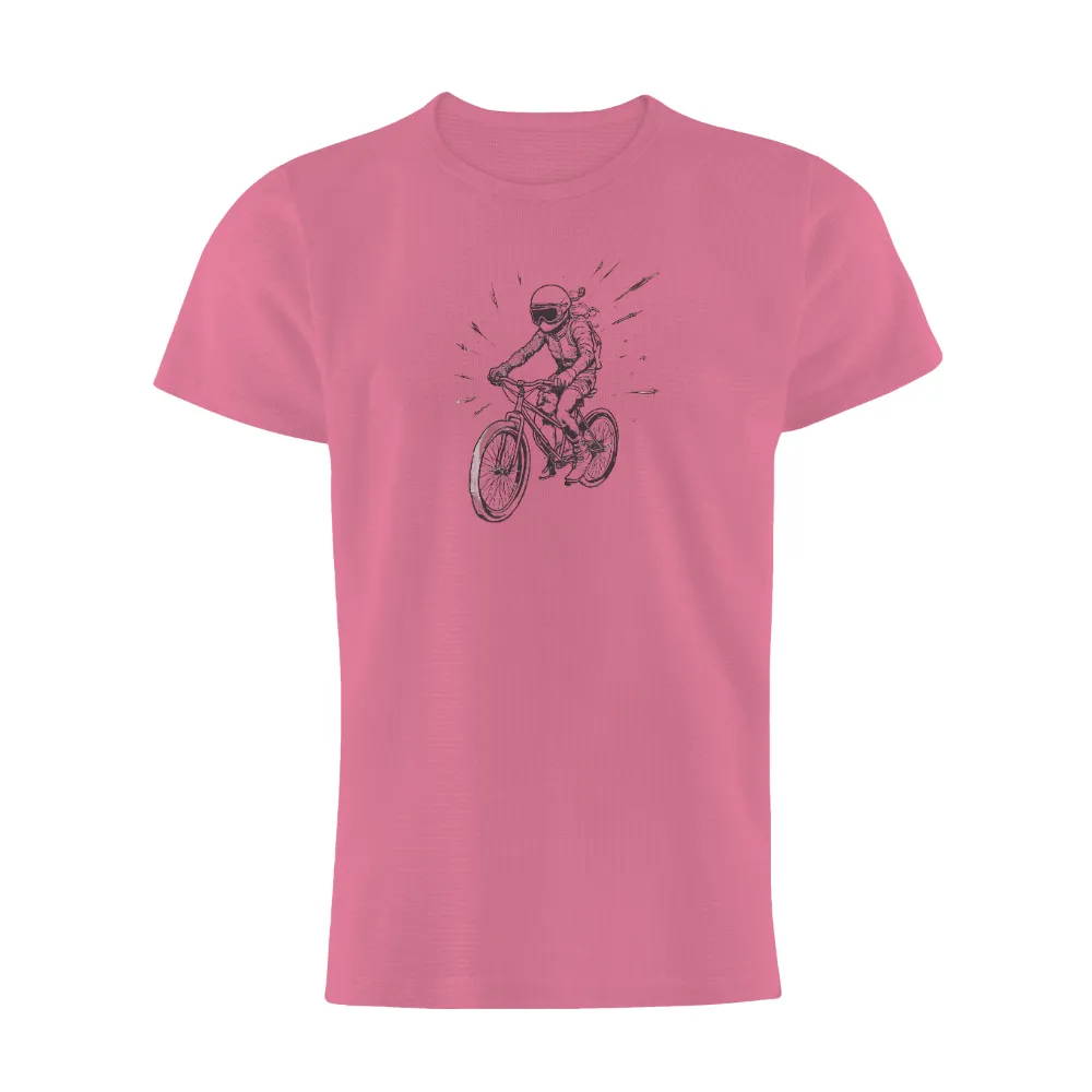 Graphic Tees: Glass Cyclist - Freedom and Adventure|freedom graffiti