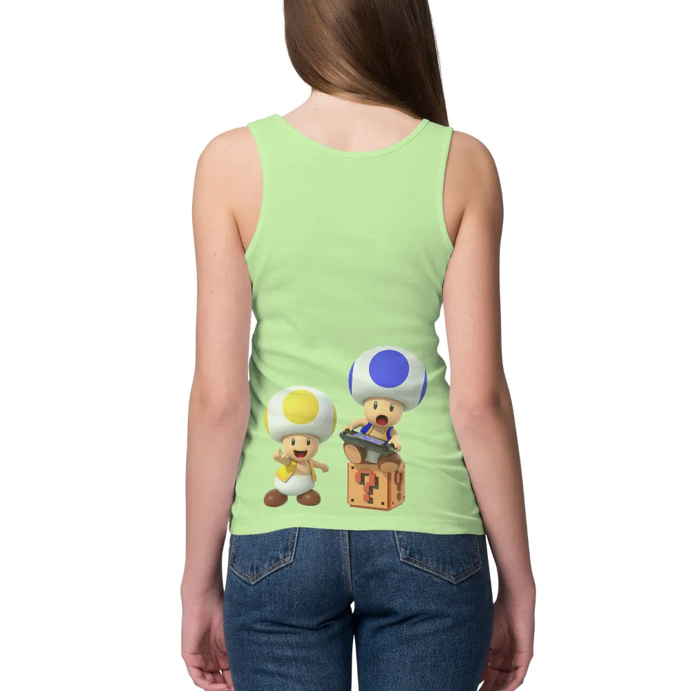 Graphic Tees: Toad and Toadette Gaming Adventure|video game valentine shirt