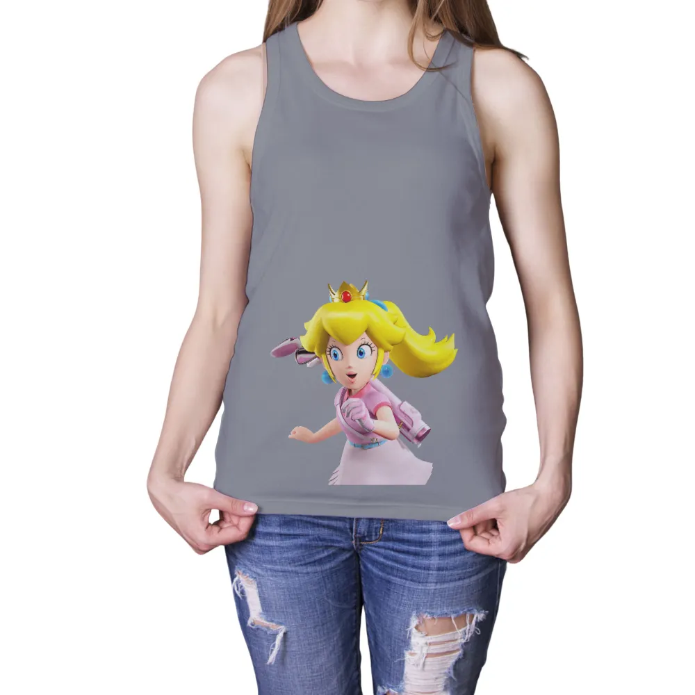 T-Shirts Pattern: Princess Peach's Golf Adventure|some grandmas knit real grandmas play golf