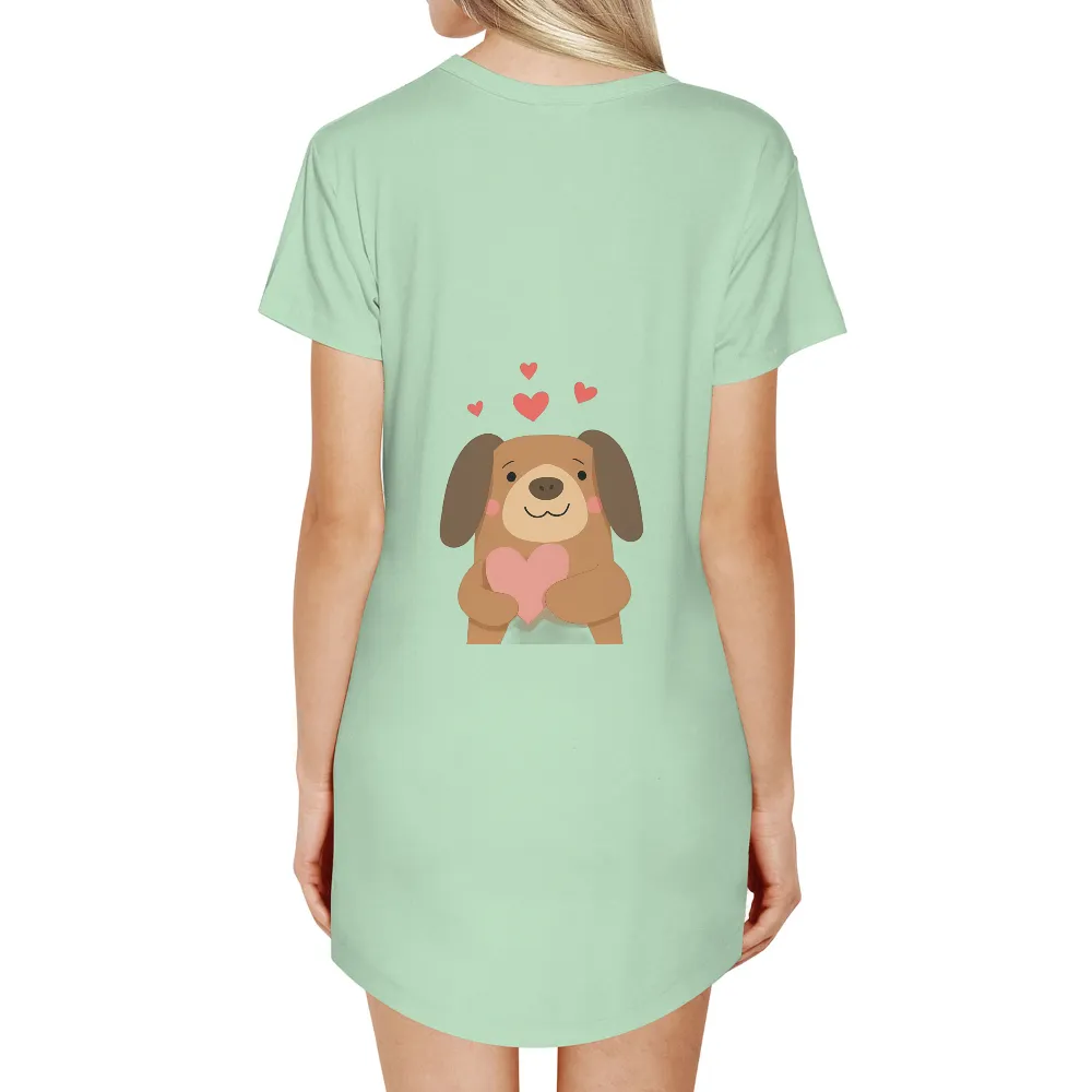 T-Shirts Pattern: Bella the Love Dog Spreading Joy|roblox t shirt dog