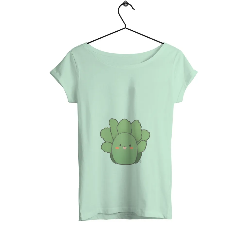 T-Shirts Design: Spread Joy with the Adorable Broccoli Buddy|cute fiesta shirts