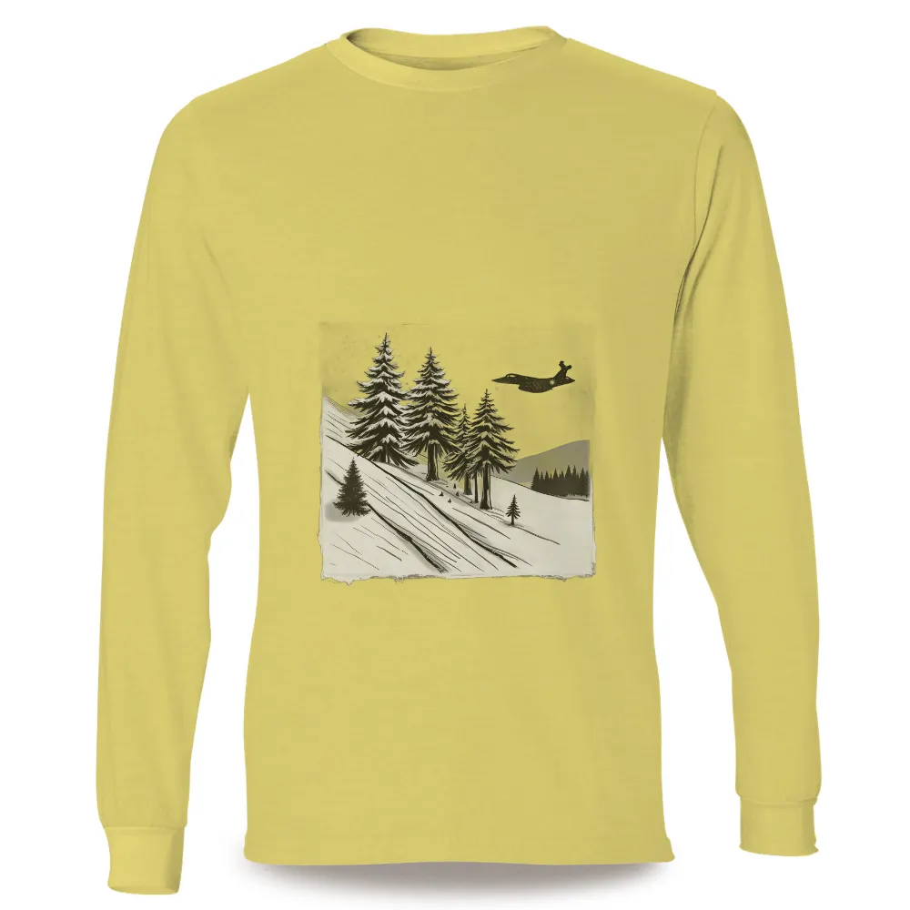 Tee Shirts Printed: Winter Night Skiing Under Orion|dallas stars capfriendly