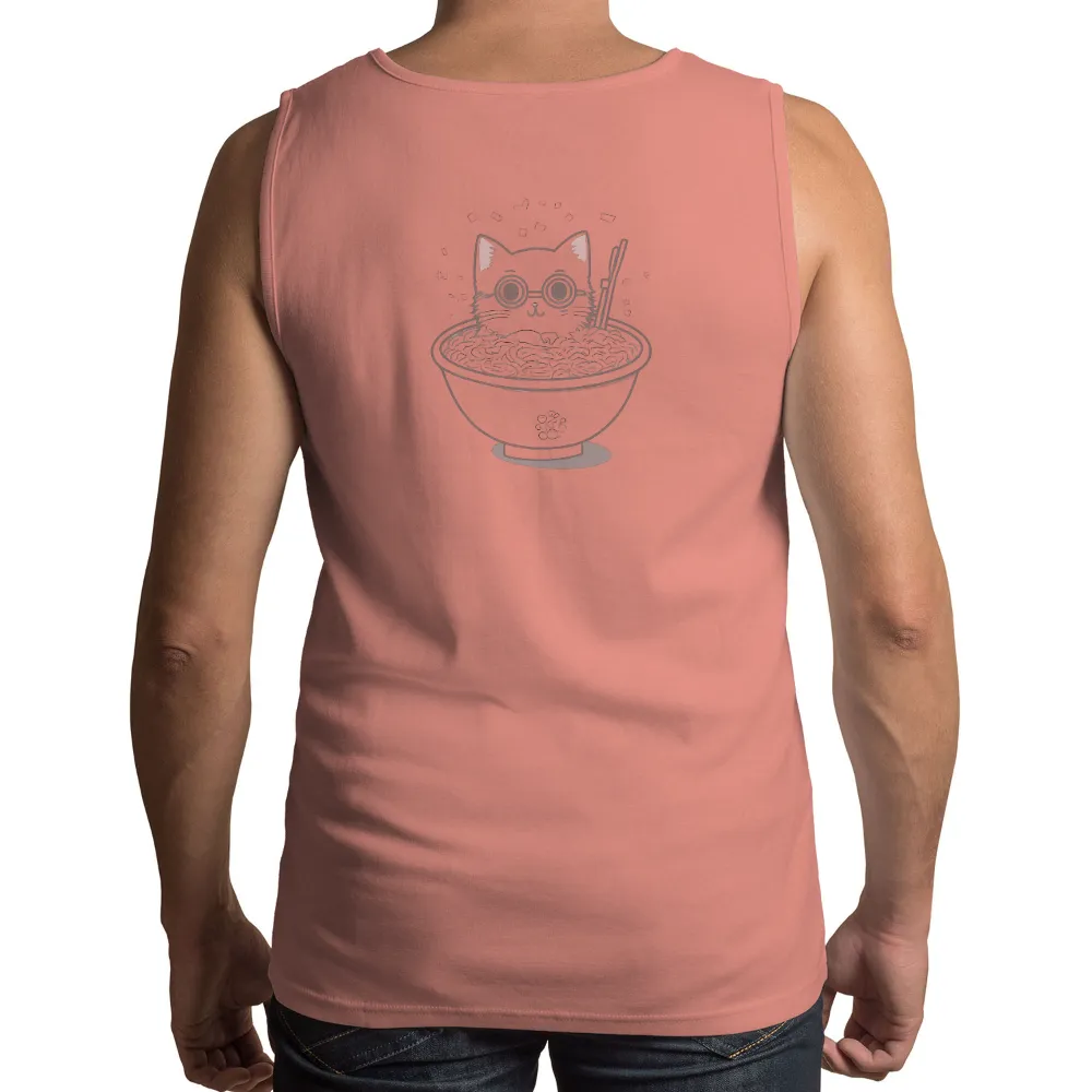 Graphic Tees: Whiskers' Magical Ramen Adventure|cat easter shirt