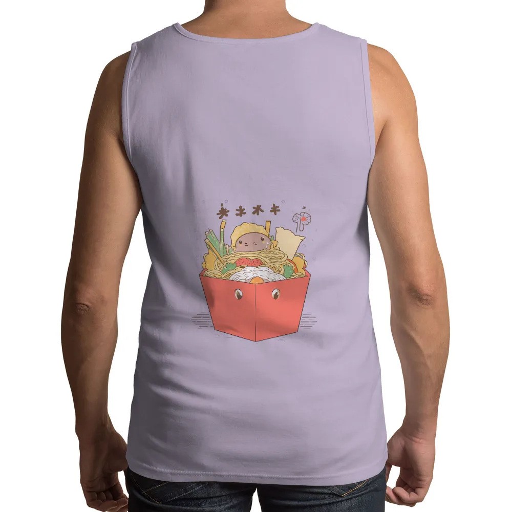 T-Shirts Custom: Miso's Ramen Adventure - Cute, Comfort Food|cute white summer shirts