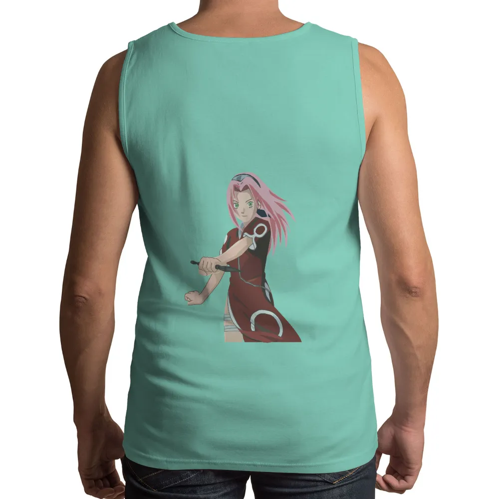 Custom T-Shirt Printing: Sakura Haruno's Journey - Anime Art|beach art t shirts