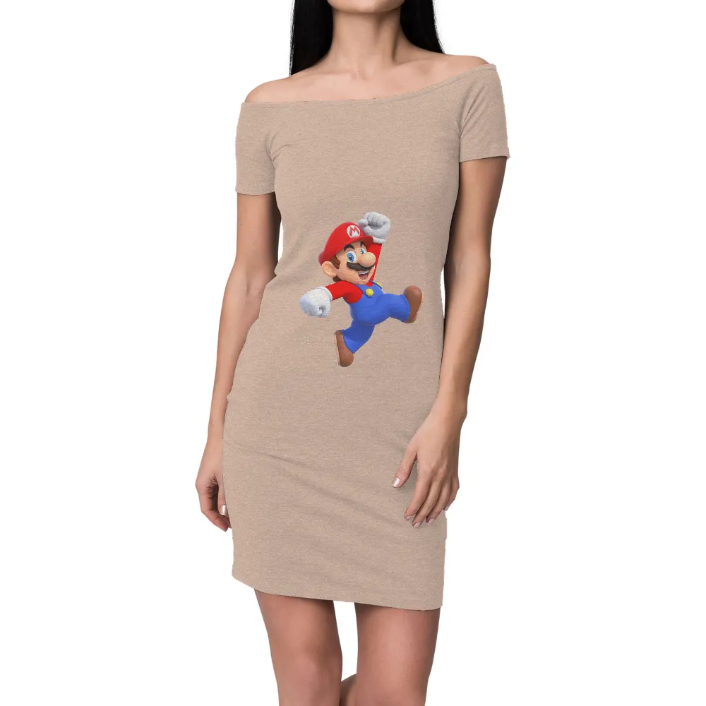 Shirts Graphic Tees: Mario Adventure - Video Game Hero|retro nba player t shirts