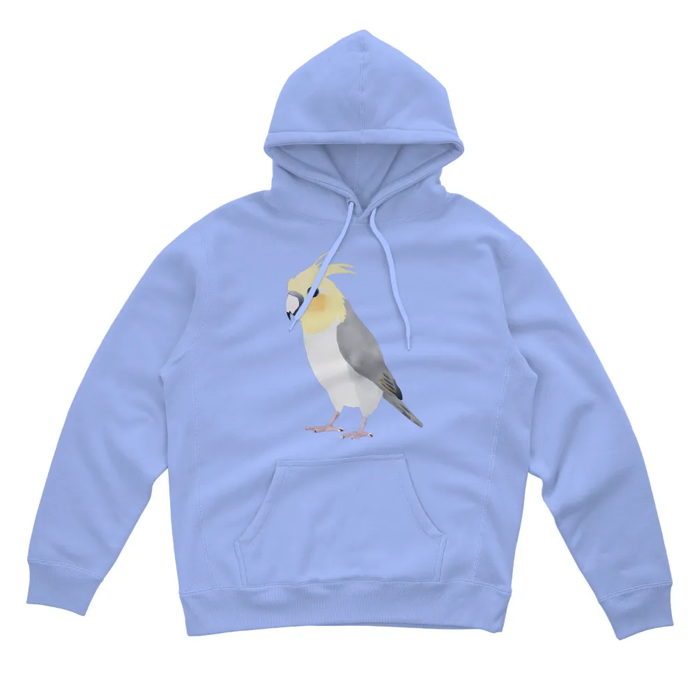 T-Shirts Pattern: Charlie the Cockatiel - Joyful Bird Design|larry bird shooting shirt