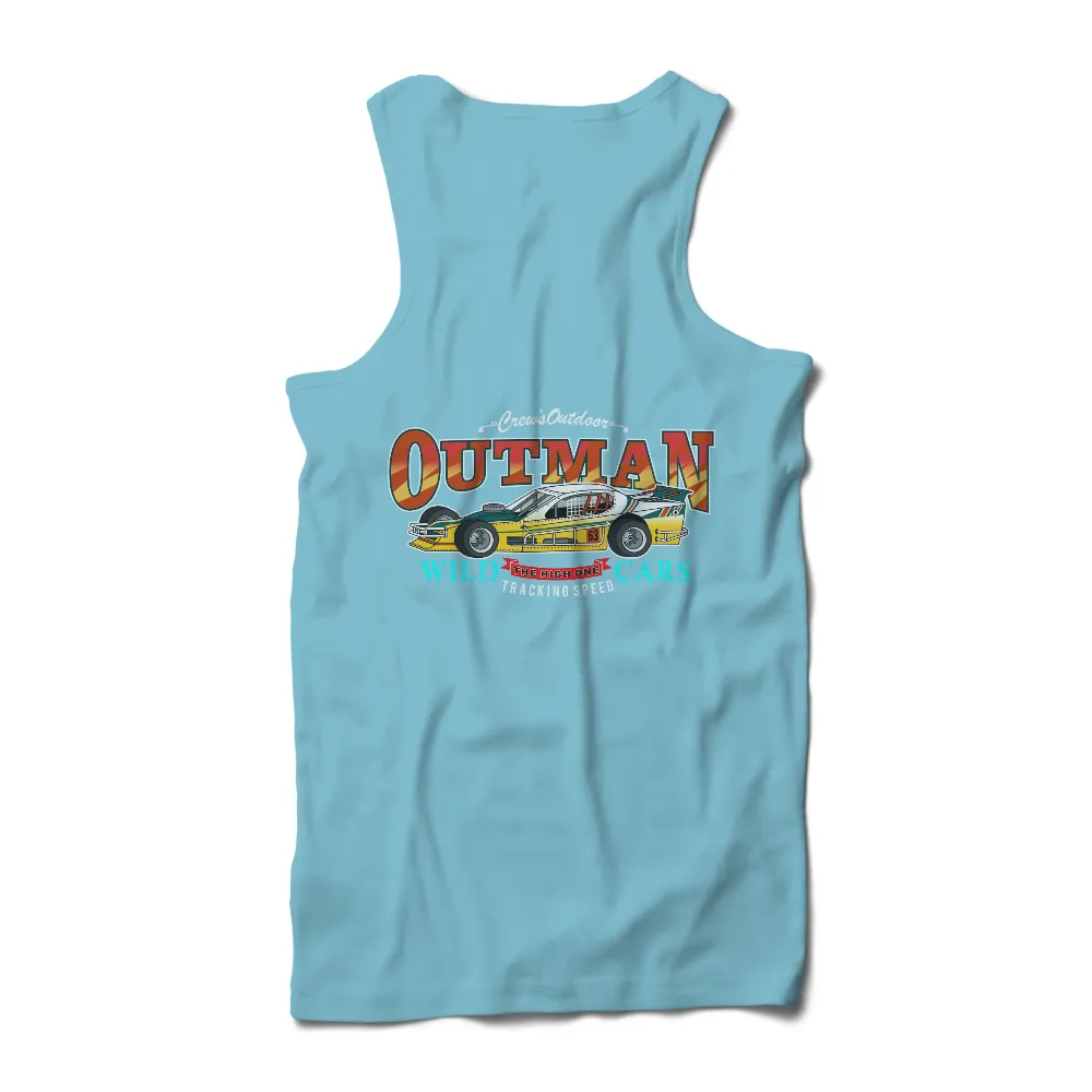 TShirt Design: OUTMAN Wild Cars - Retro Racing Adventure|adventure time shirt sex