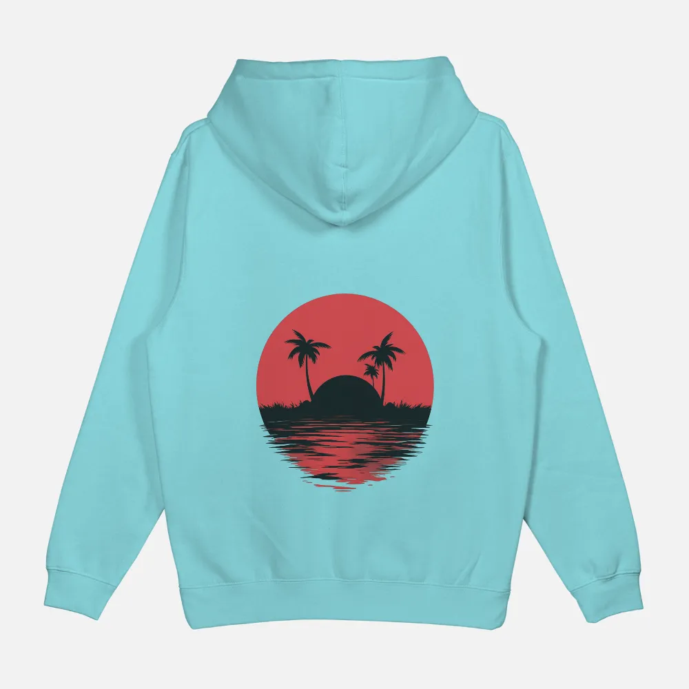 Tropical Sunset Paradise: A Tranquil Beach Retreat|family beach vacation shirts 2022