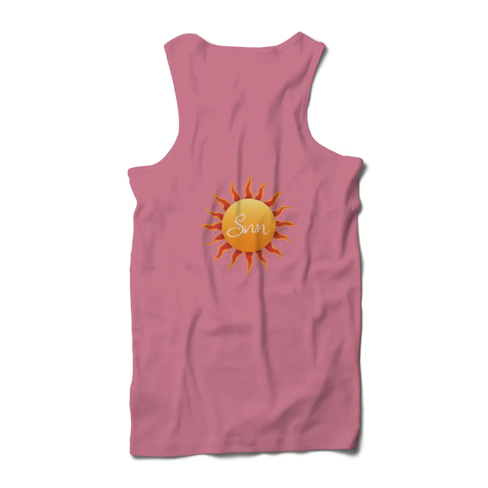 Customized Tee Shirts: Radiant Sun Design|circles around the sun shirt