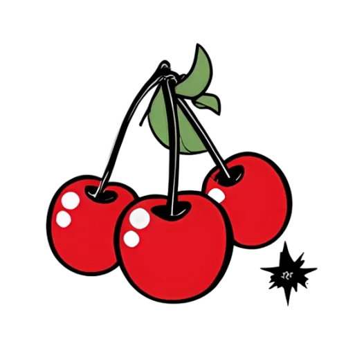 Cherries Graphic Tees: Fresh and Joyful Minimalist Design