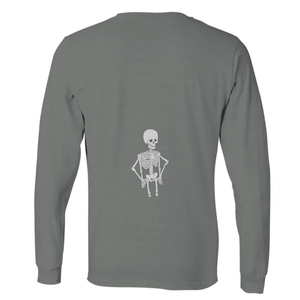 Shirts Graphic Tees: Skeleton Philosophy - Minimalist Existence|kobe bryant skeleton