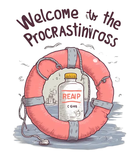 T-Shirt Printing: Welcome to the Procrastiniross - Lifebuoy of Support