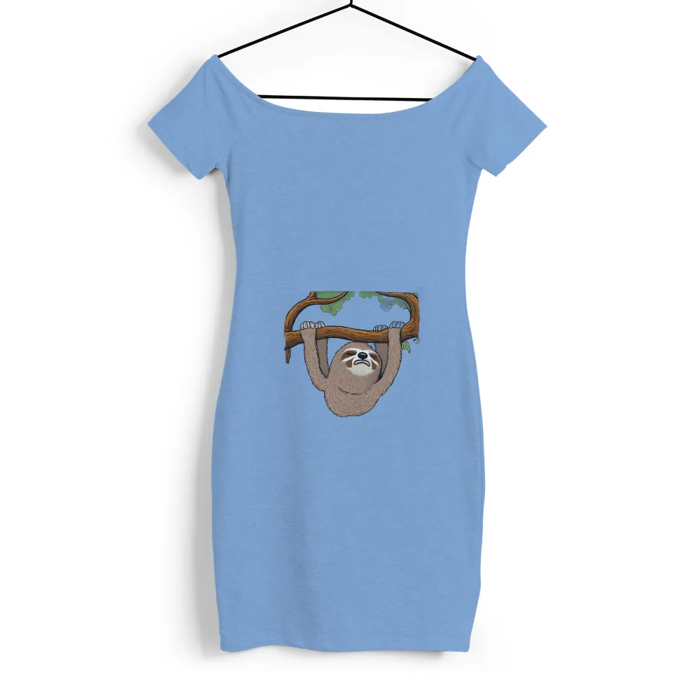 TShirt Design: Sam the Sloth - Peaceful Existence|wildlife t shirt online