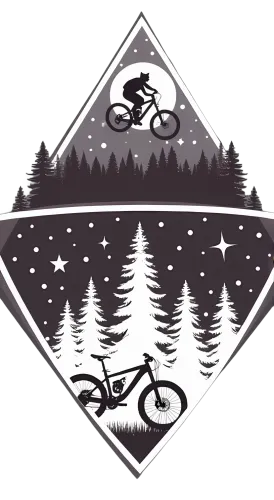 Custom T-Shirt Printing: Night Cycling Adventure Under the Stars