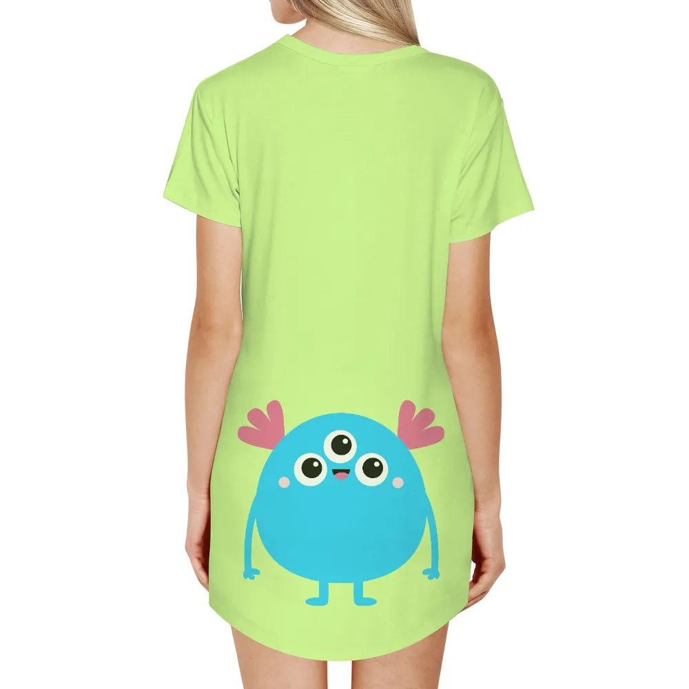 TShirt Design: Whimsical Monster Adventure|concord tee pattern