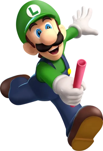 T-Shirts Design: Luigi Adventure with Pink Pipe